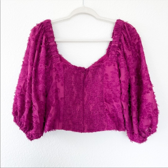 Anthropologie Hutch Kena Medley Blouse in Berry - Picture 3 of 5